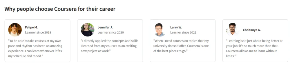 Coursera Review by its Users